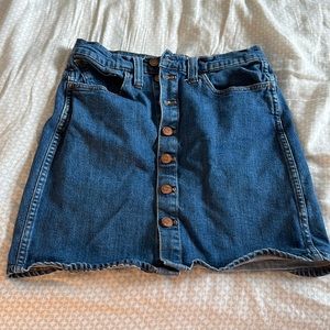 Madewell denim skirt